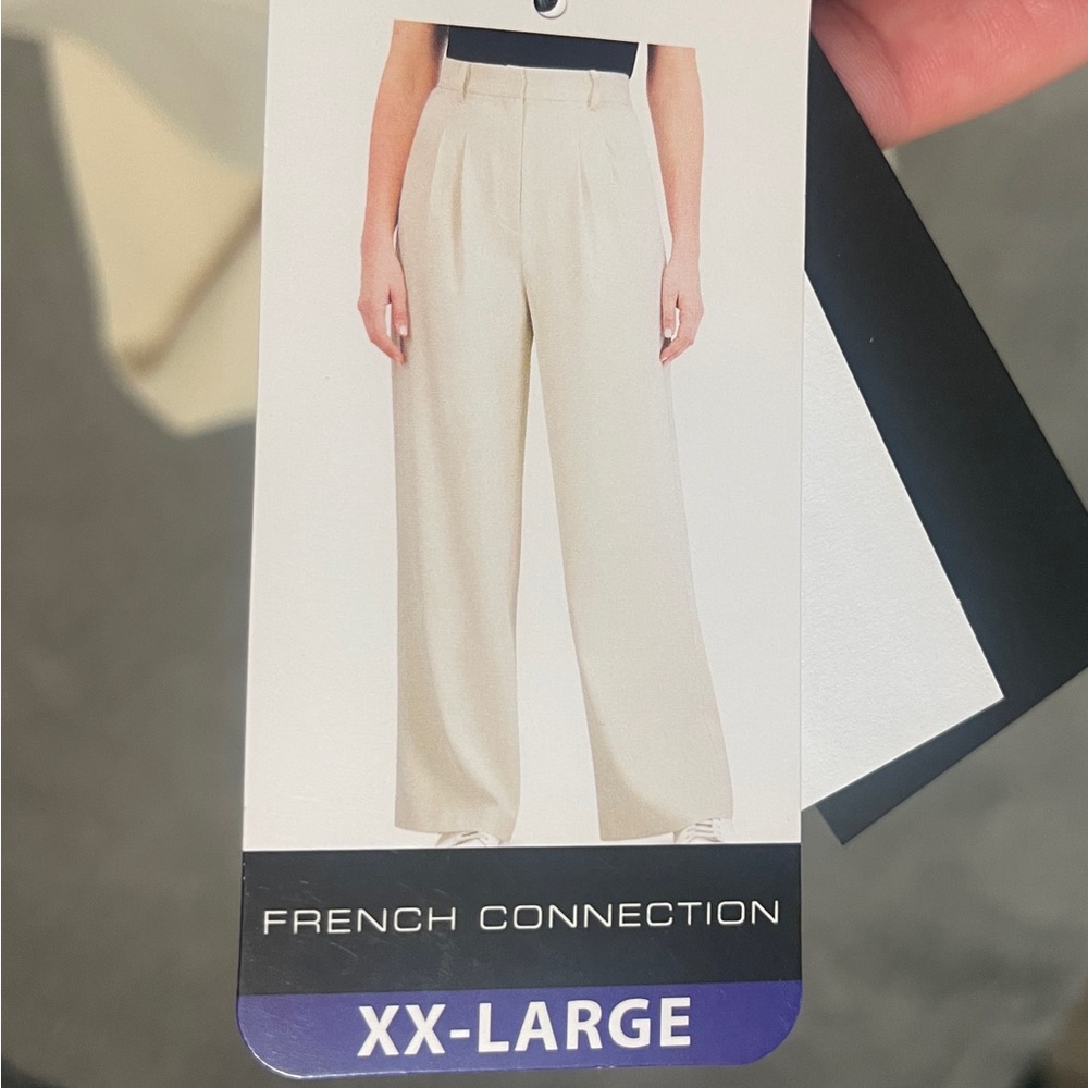 Women's Wide Leg Cream Pants